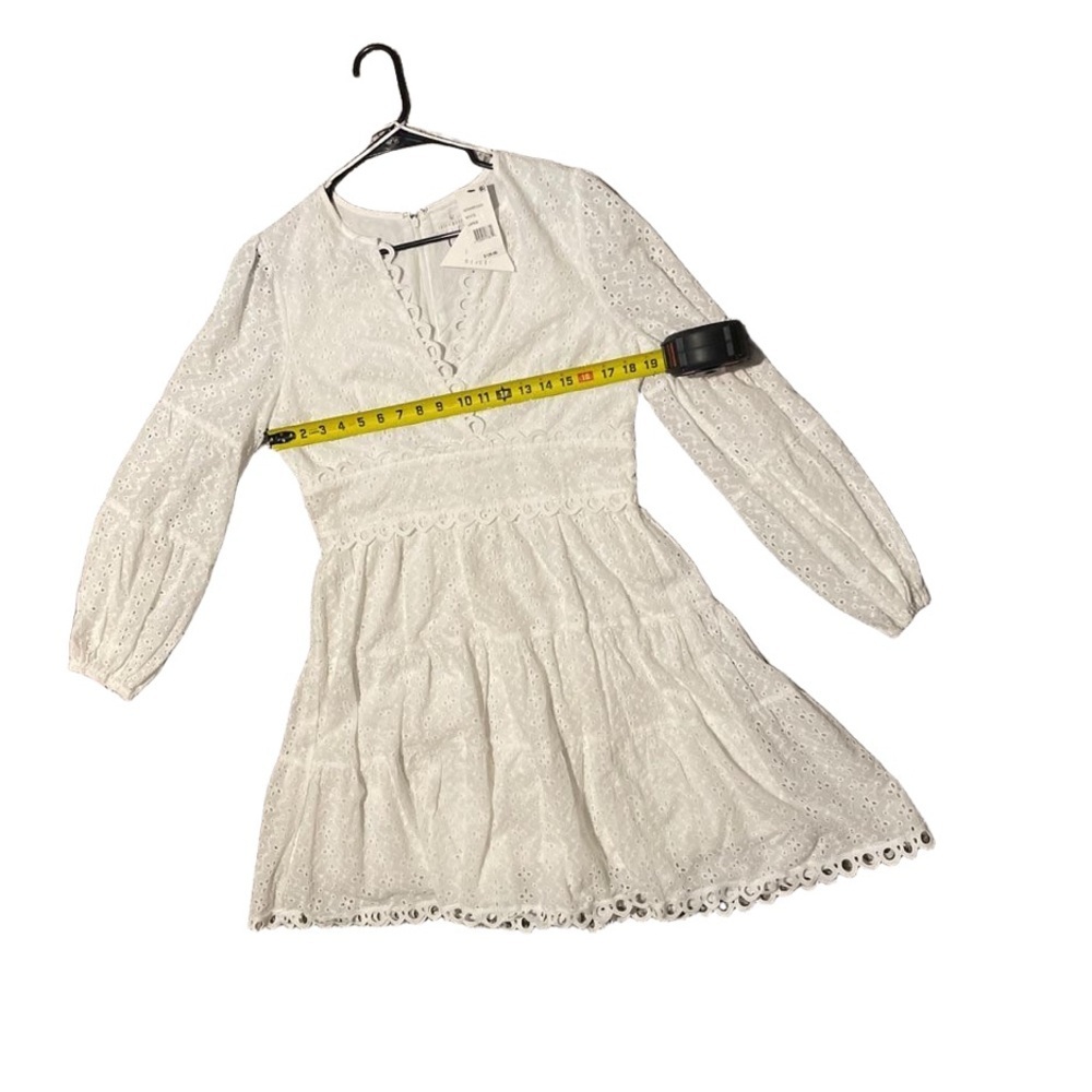 Lost + Wander NWT Everlasting Long Sleeve Cotton Eyelet Cottagecore Dress - Picture 5 of 9